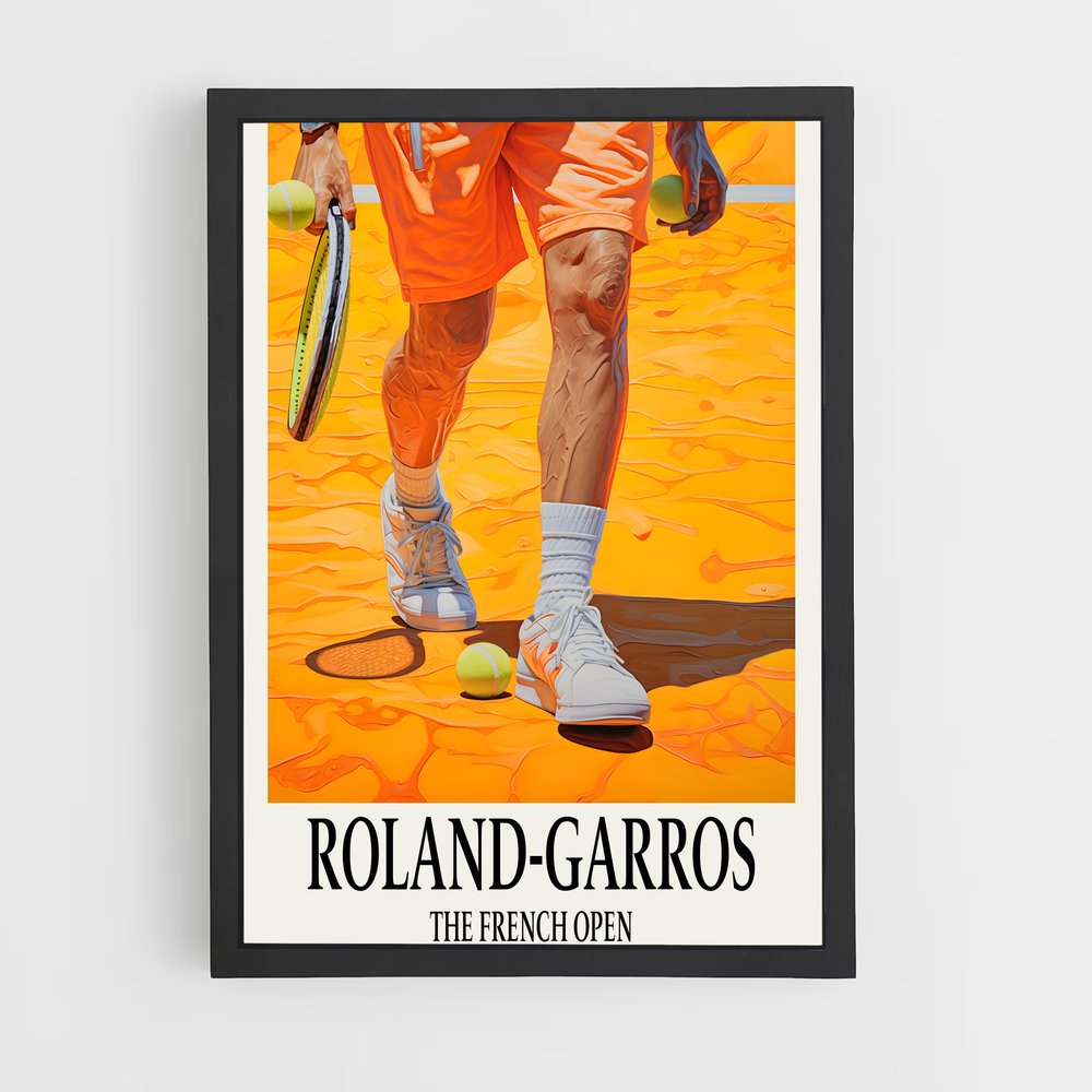 Poster Roland de garros – affiche Tennis (vue 2)